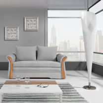 Pohovka NATA | 155 cm | každodenní spaní | VÝBĚR TKANIN a ODSTÍNU DŘEVA