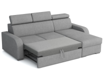 Sedací souprava Oslo 2r+LC | 235x170 | univerz. | rozkládací + úlož. prostor | šedá | POSLEDNÍ KUS
