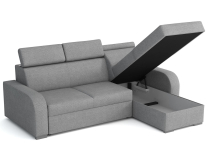 Sedací souprava Oslo 2r+LC | 235x170 | univerz. | rozkládací + úlož. prostor | šedá | POSLEDNÍ KUS