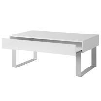 CALABRINI b | konferenční stolek velký | 110 cm | bílá lesk