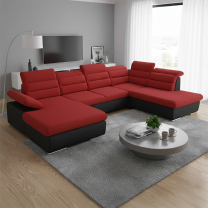 Sedací souprava GRECO II U | 194x356x230 | rozkládací + úložný prostor | VÝBĚR TKANIN