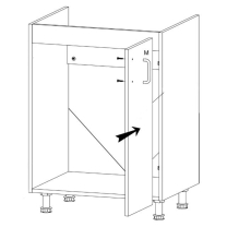 Kuchyňská linka Aspen A | 520 cm | bílá lesk