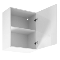 Kuchyňská linka ASPEN b | 180 cm + 340 cm | zásuvky METALBOX | SOKL v CENĚ | bílá lesk