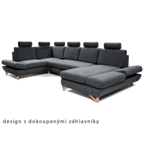 Sedací souprava AVESTA IV | 199x344x166 cm | rozkládací + 2x úložný prostor | VÝBĚR TKANIN