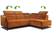 Sedací souprava SORENTO TABOU - levá/pravá - 255x192 cm - VÝBĚR TKANIN