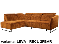 Sedací souprava SORENTO TABOU - levá/pravá - 255x192 cm - VÝBĚR TKANIN