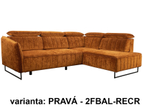 Sedací souprava SORENTO TABOU - levá/pravá - 255x192 cm - VÝBĚR TKANIN