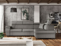 Sedací souprava Natan | 270x202 cm | PRAVÁ | tmavě šedá