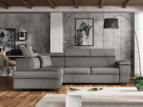 Sedací souprava Natan | 202x270 cm | LEVÁ | tmavě šedá