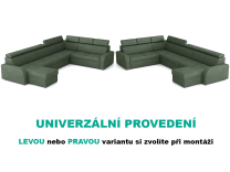 Sedací souprava OSLO - 2rR2P1LC - UNIVERZÁLNÍ - crown 12