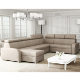 Sedací souprava OSLO U | 250x380x170 | rozkládací + 2x úložný prostor | UNI provedení | VÝBĚR TKANIN