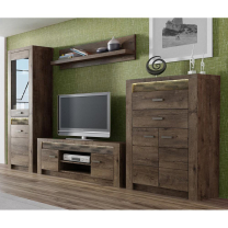 Indianapolis T | rozkládací jídelní stůl 160 cm | jasan tmavý