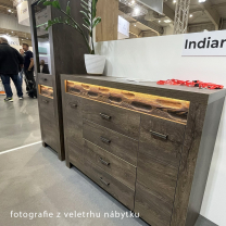 INDIANAPOLIS t | zásuvka pod postel I-25 | jasan tmavý