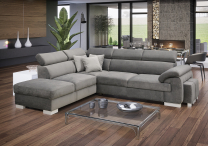 Sedací souprava London lux + 2x taburet - levá/pravá - VÝBĚR LÁTEK