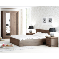 Antica L | šatní skříň A183 | 185x220x68 cm | dub lefkas | POSLEDNÍ KUS