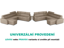Sedací souprava OSLO - 2rR2PLC - UNIVERZÁLNÍ - crown 3
