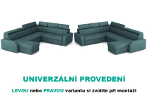 Sedací souprava OSLO - 2rR2PLC - UNIVERZÁLNÍ - crown 13