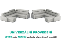 Sedací souprava OSLO - 2rR2PLC - UNIVERZÁLNÍ - crown 17