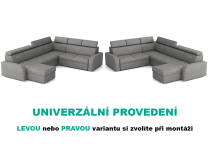 Sedací souprava OSLO - 2rR2PLC - UNIVERZÁLNÍ - crown 18