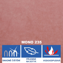 Dvoulůžko Boxspring Rocky - Mono 235 - 180 cm - AKCE - SKLADEM 1 ks