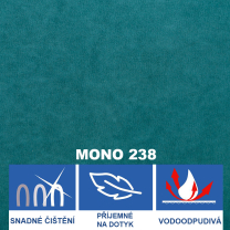 Dvoulůžko Boxspring Rocky - Mono 238 - 180 cm - AKČNÍ CENA