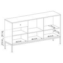 Mono - komoda MKSZ154 - granat