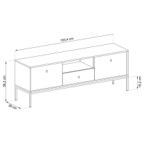 Mono - TV stolek MRTV154 - bordo