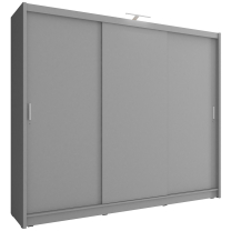 Skříň WIKI I - 250 + LED osvětlení - grafit