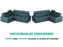 Sedací souprava Oslo 2r+R+1(80) - UNIVERZÁLNÍ - crown 13