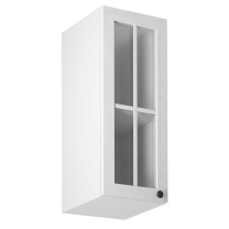 PROVENCE k | horní skříňka G30S-L prosklená s policí | 30 cm | LEVÁ | bílá/borovice andersen