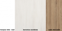 Royal - dolní skříňka D40 - LEVÁ - borovice nordická