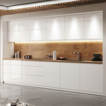 ASPEN b | dolní skříňka D40 LEVÁ s policí | 40 cm | SOKL V CENĚ | bílá lesk