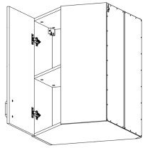 Kuchyňská linka LINEA | 350x230 cm | šedá