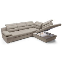 Sedací souprava GRECO | PRAVÁ | Gemma 11 hnědobéžová | AKCE | POSLEDNÍ KUS