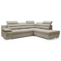 Sedací souprava GRECO | PRAVÁ | Gemma 11 hnědobéžová | AKCE | POSLEDNÍ KUS