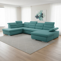 Sedací souprava GRECO II U | 230x356x194 | rozkládací + úložný prostor | VÝBĚR TKANIN