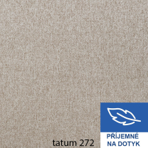 Pohovka POKO | Tatum 272/274 světle béžová/tmavě hnědá