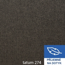 Pohovka POKO | Tatum 272/274 světle béžová/tmavě hnědá