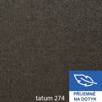 Pohovka POKO | Tatum 272/274 světle béžová/tmavě hnědá