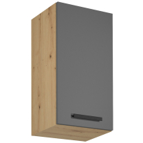LANGEN šp | horní skříňka G40G | push open | LEVÁ | šedá