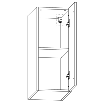 LANGEN ap | horní skříňka G30G | push open | PRAVÁ | artisan