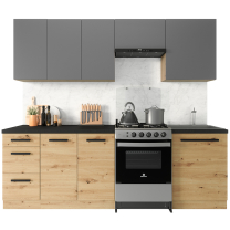 LANGEN šp | horní skříňka G60G | push open | UNI provedení | šedá