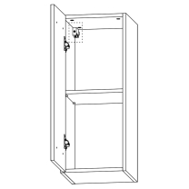 LANGEN ap | horní skříňka G30 | push open | LEVÁ | artisan