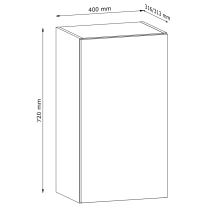 LANGEN ap | horní skříňka G40 | push open | UNI provedení | artisan