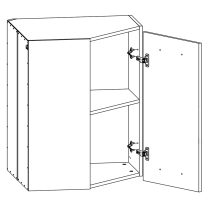 LANGEN ap | horní skříňka G60N | push open | PRAVÁ | artisan