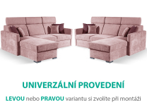 Sedací souprava Rosario UNIVERZÁLNÍ | 463/464 | EXKLUZIVNÍ látka | AKCE