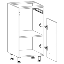 LANGEN ap | dolní skříňka D40S1 | push open | UNI provedení | artisan