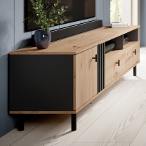 MADIS | TV stolek | 165,1 cm | artisan/antracit