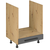 LANGEN šp | dolní skříňka D60ZK S ÚCHYTEM pro vestavnou troubu | 60 cm | SOKL v CENĚ | artisan/šedá
