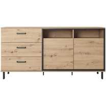 NEST | komoda 3S2D | 164,8 cm | artisan/antracit | BLACK FRIDAY